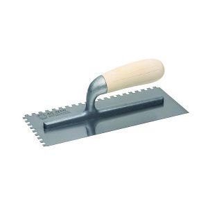 FRATTONE IN ACCIAIO DENTATO DX MANICO LEGNO